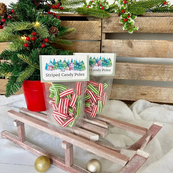 Striped Candy Poles