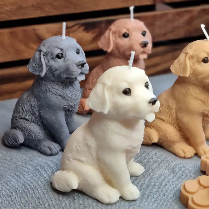 Dog Candles Sitting Scented