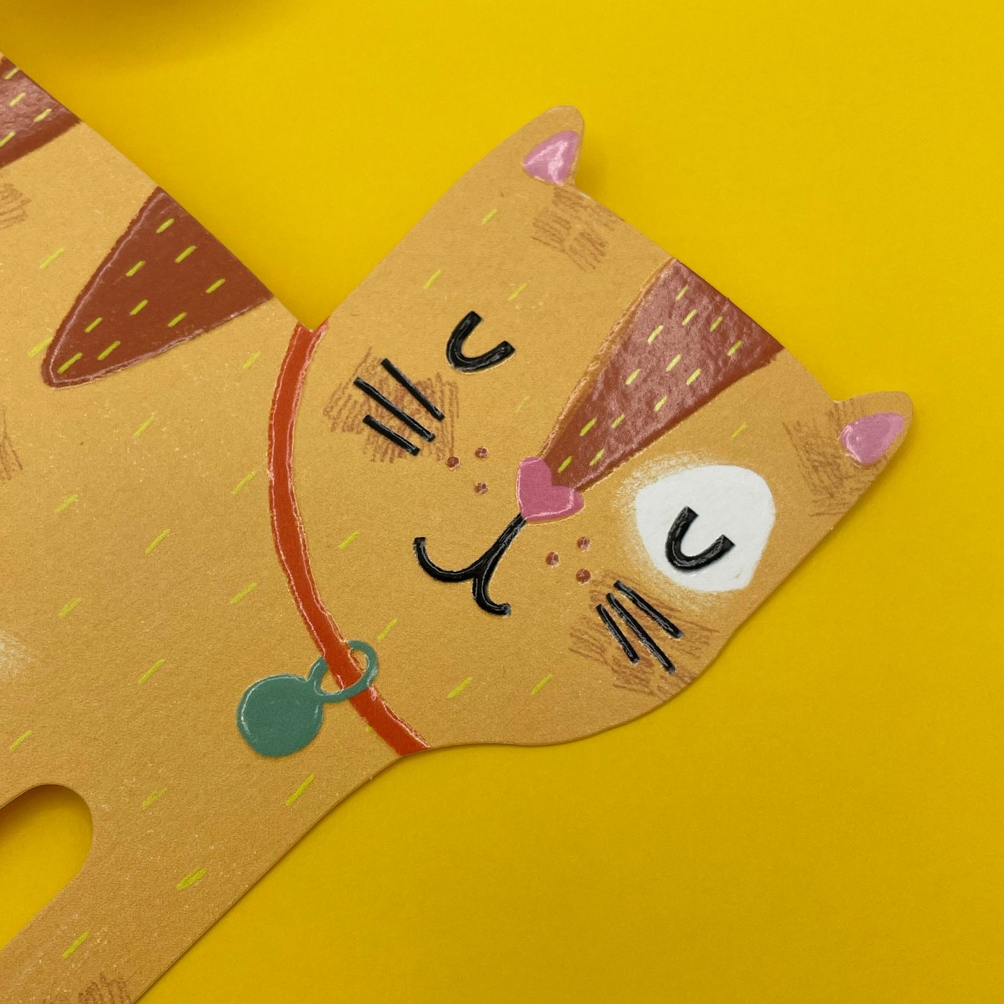 Ginger Cat Greetings Card