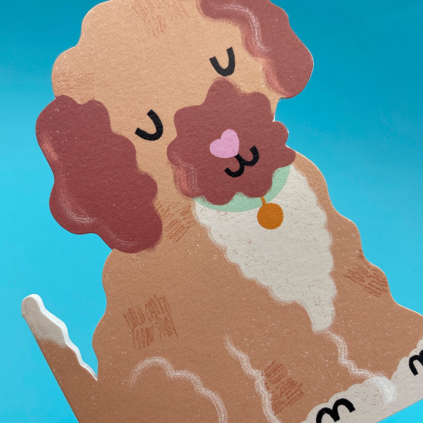 Cockapoo Puppy Mini Greetings Card
