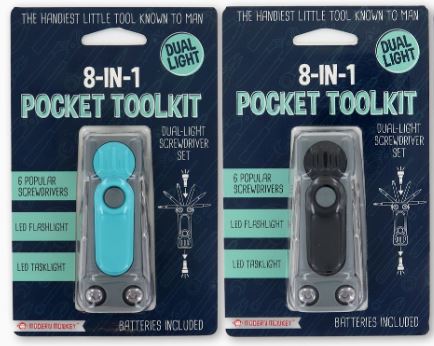 Modern Monkey 8-in-1 Pocket Toolkit Black