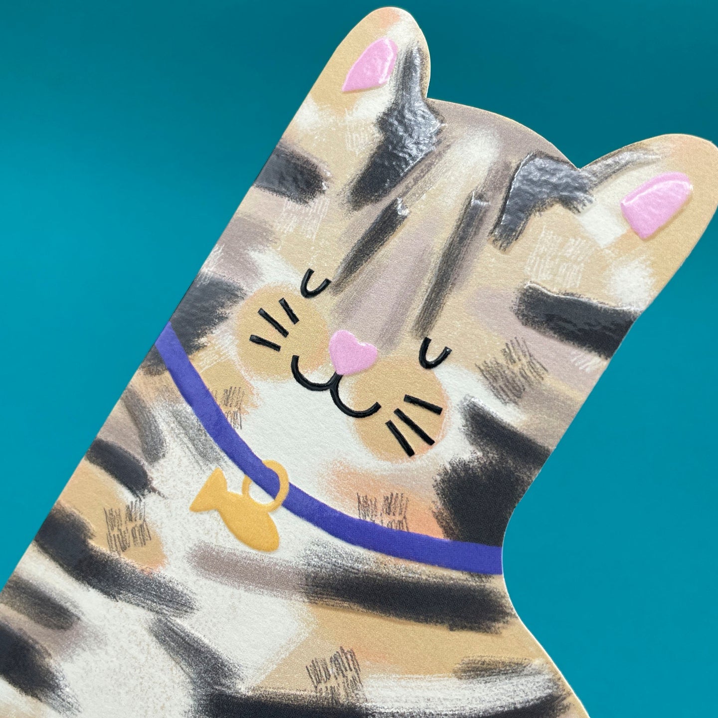 Tabby Cat Greetings Card