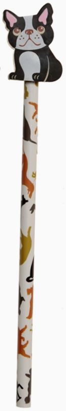 Barks Dog Pencil With Eraser Topper