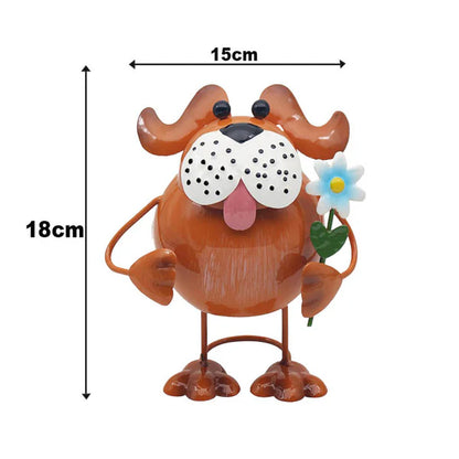 Bright Eyes Dog Garden Ornament 18cm