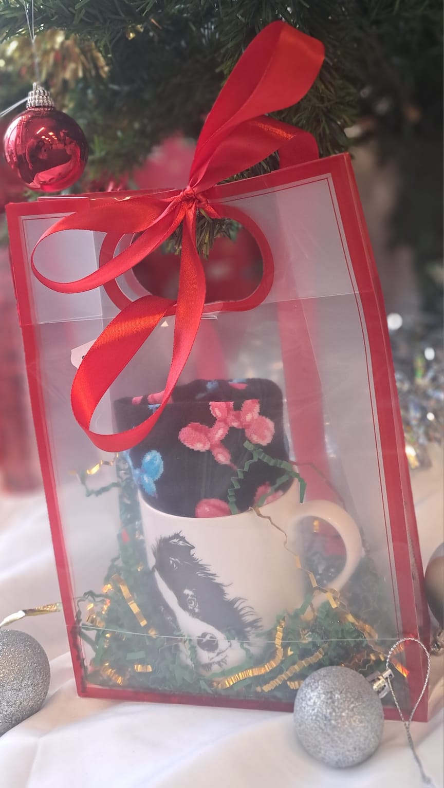 Christmas Border Collie Set