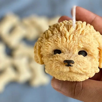 Dog Candles Head unscented