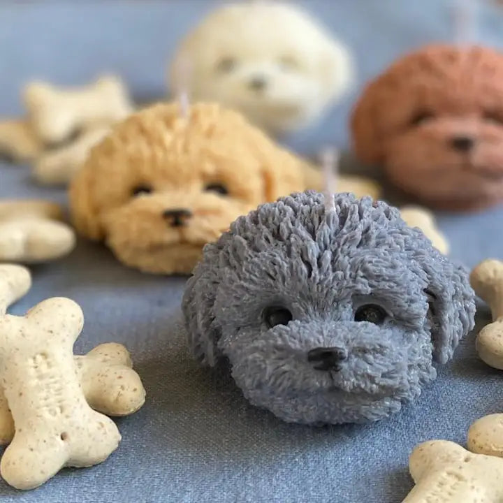 Dog Candles Head unscented