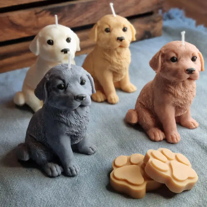 Dog Candles Sitting Scented
