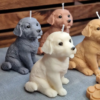 Dog Candles Sitting Scented