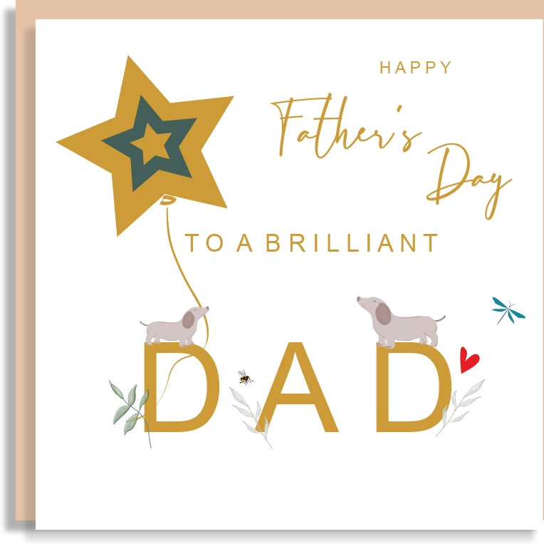 Father's Day Dachshund Card