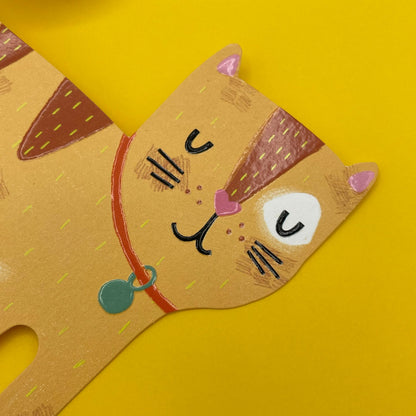 Ginger Cat Greetings Card