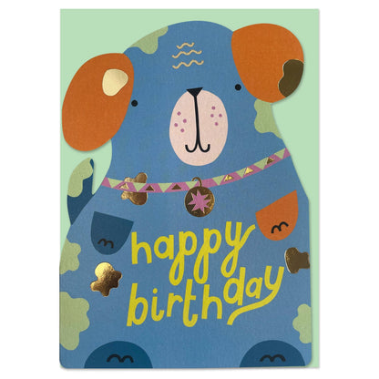 Happy Birthday Dog Greetings Card