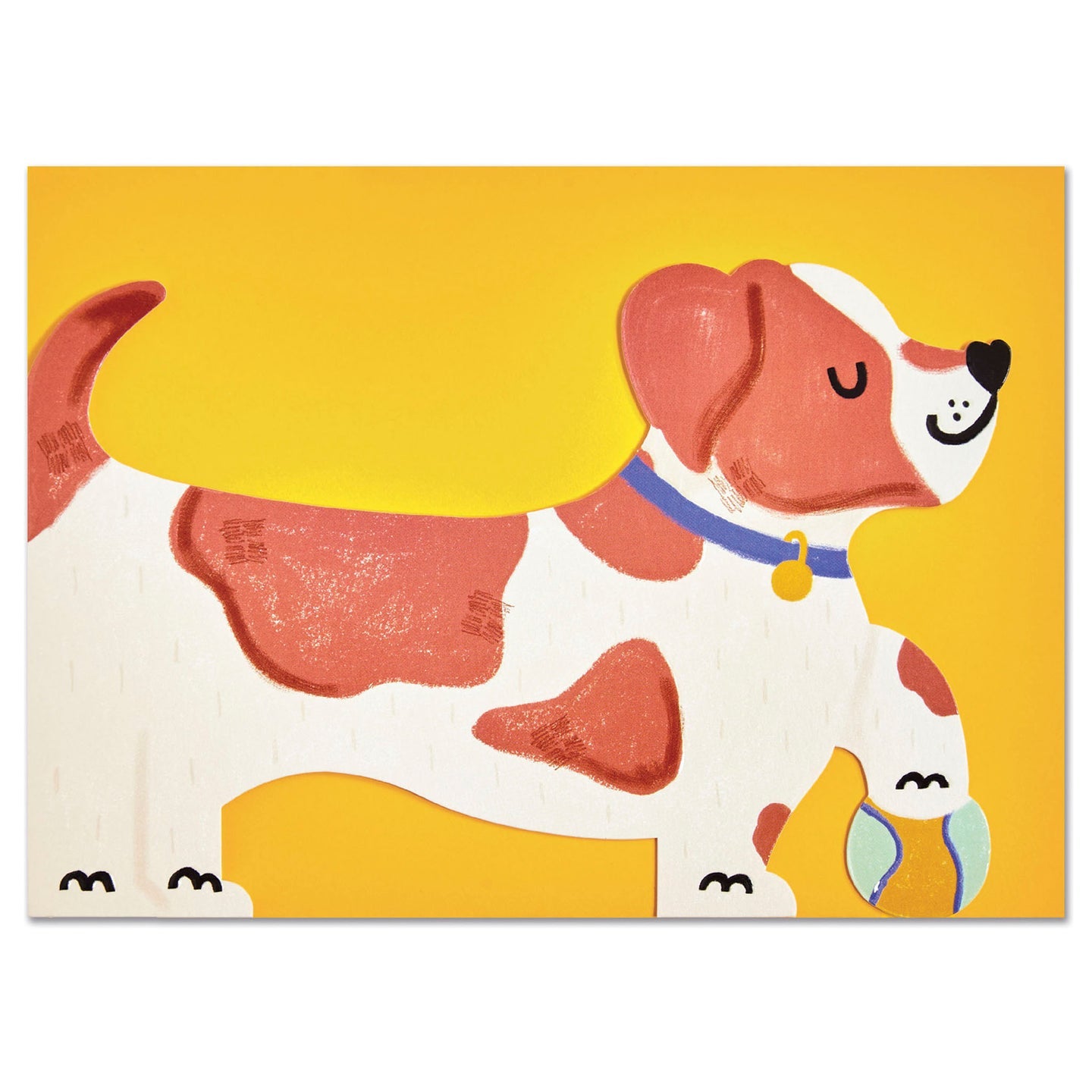 Jack Russel Greetings Card