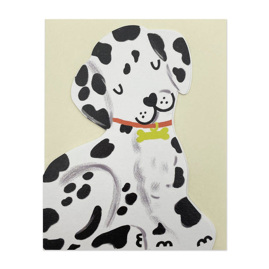 Dalmatian Puppy Mini Greetings Card