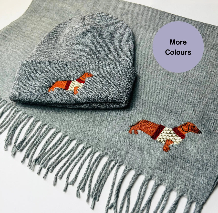 Christmas Scarf and Hat Set