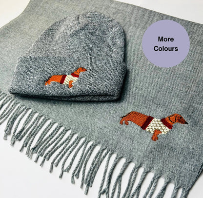 Christmas Scarf and Hat Set