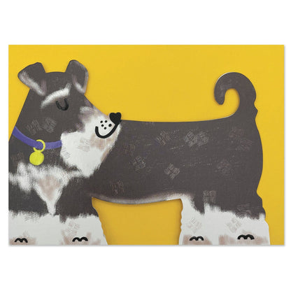 Schnauzer Greetings Card