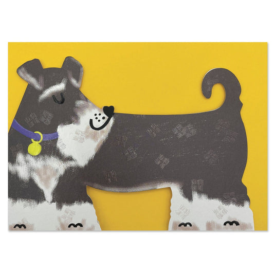 Schnauzer Greetings Card