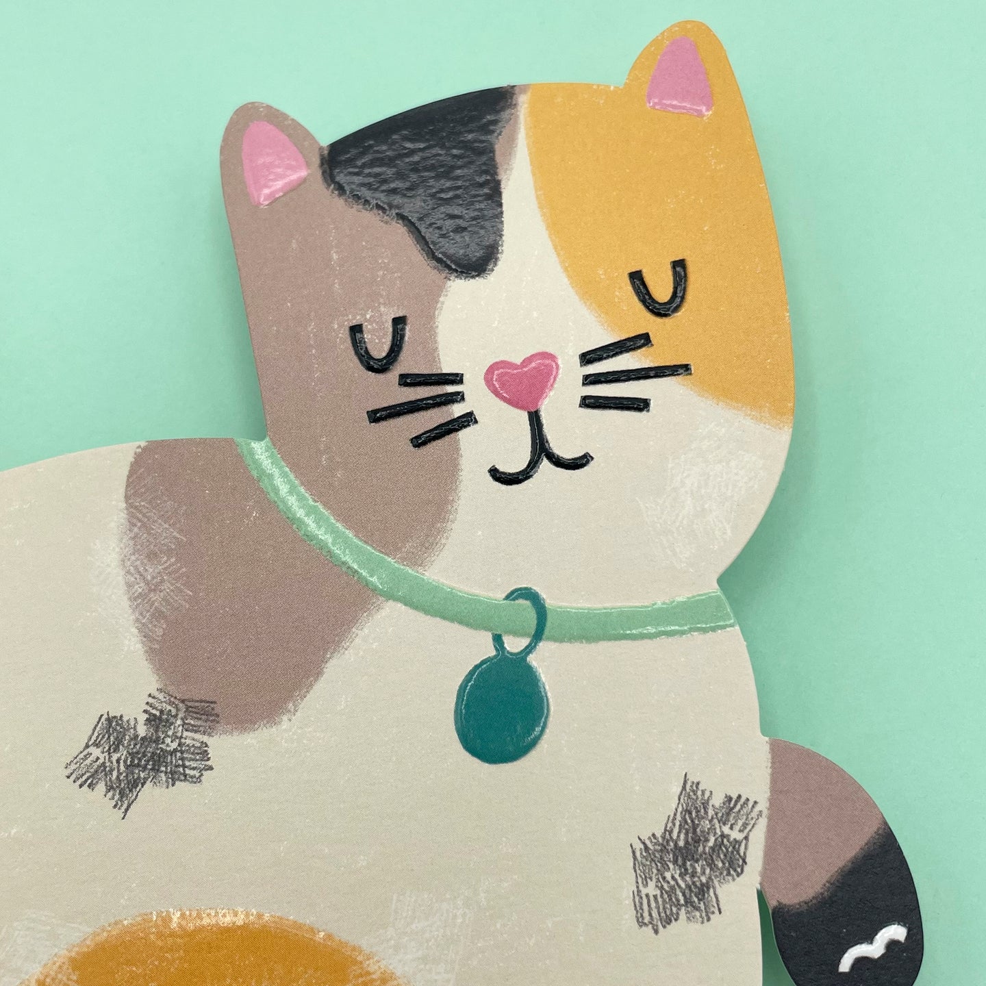 Tabby Cat 2 Greetings Card