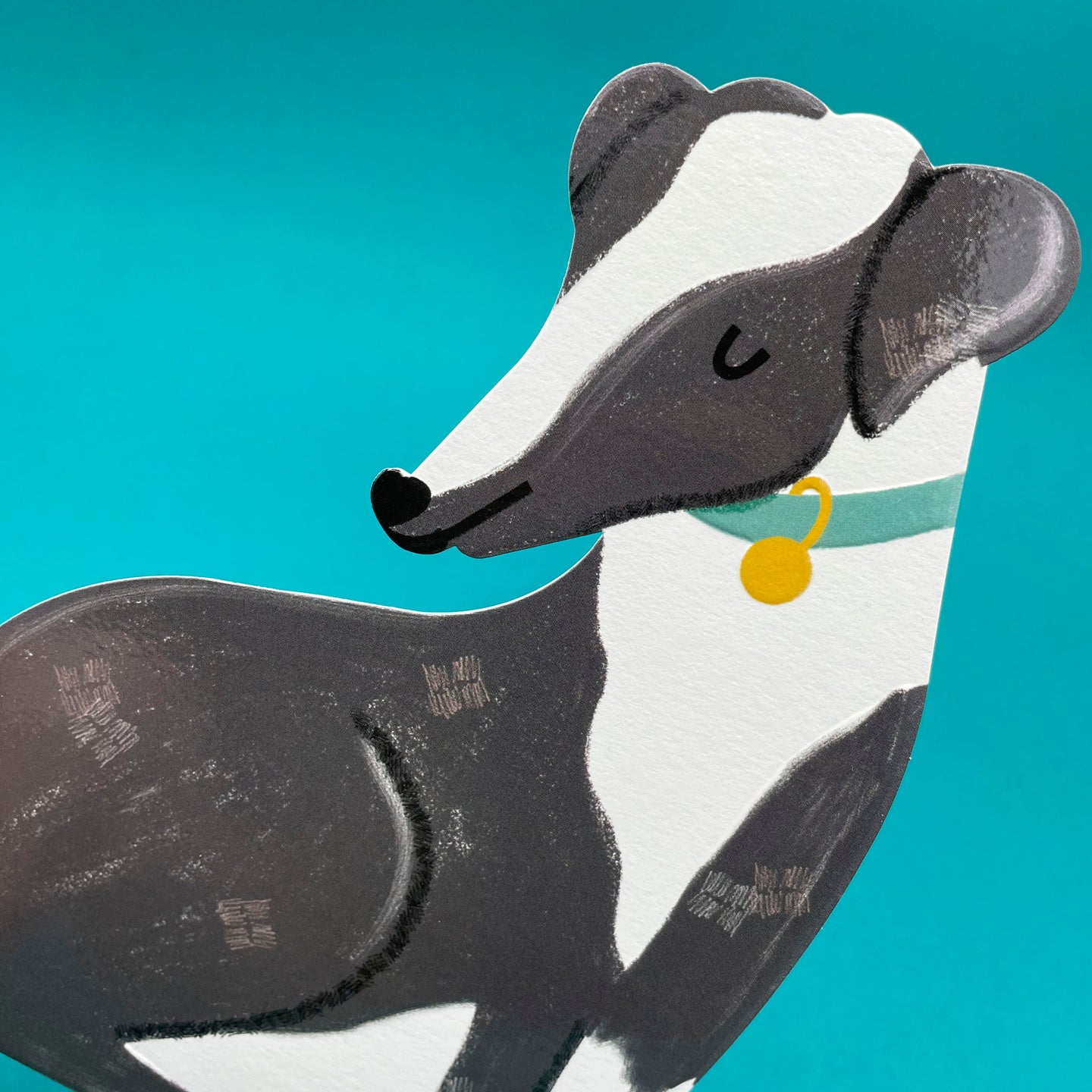 Whippet Greetings Card