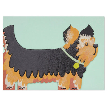 Yorkshire Terrier Greetings Card